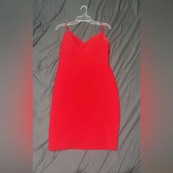 Dillards | Dresses | Size 3 Red Mini Dress | Poshmark